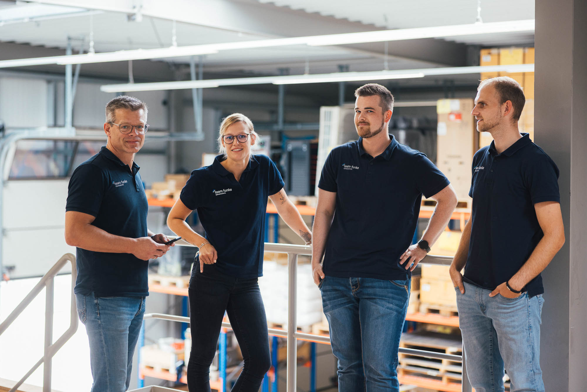 Servicetechniker-Team von Funke Klimatechnik in Wildeshausen